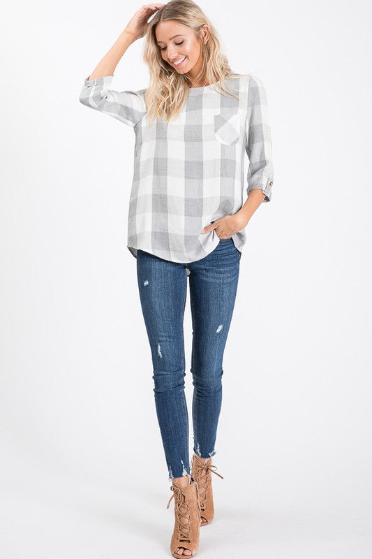 Checkered Blouse