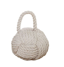 Load image into Gallery viewer, 6-1/4&quot;H Rope Knot Doorstop